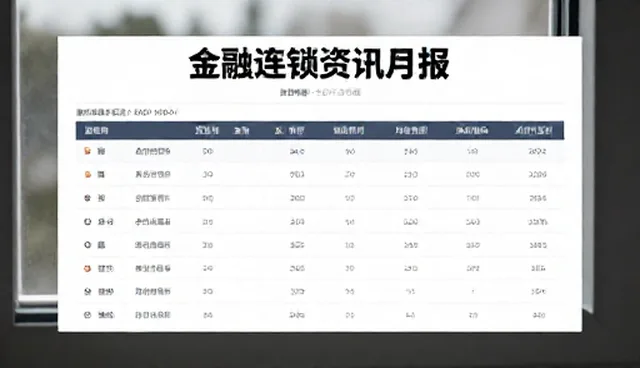 金融资讯月报信息更新频率选择建议